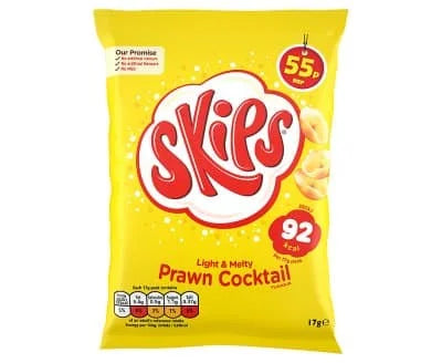 Skips Prawn Cocktail PMP 55P 30 x 17g