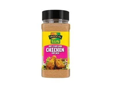 Tropical Sun Hot Fiery Jerk Chicken Mix 6 x 300g