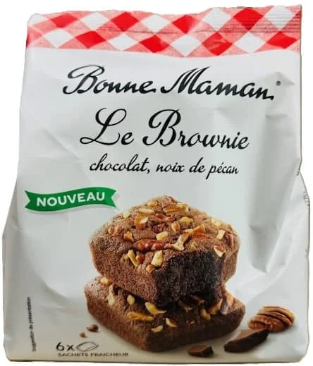 Bonne Maman Brownie With Pecan Nut (6Pk) 210g