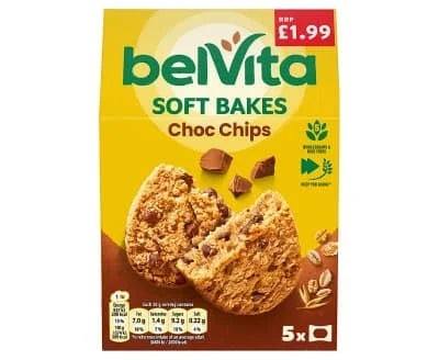 Belvita Soft Bakes Choc Chip 6 x 250g