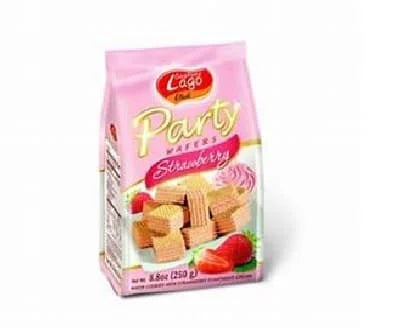Elledi Party Wafers Strawberry 250g