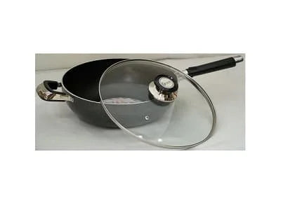 Klassic N/Stick S/Handle Wok With G/Lid 32cm