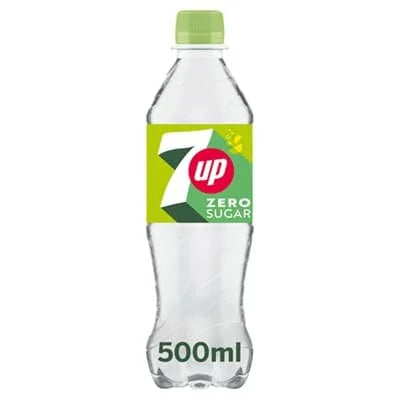 7UP Sugar Free Btls UK 24 x 500ml