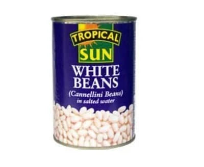 Tropical Sun White Beans Tins 12 x 400g