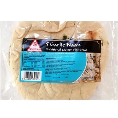 Sounas Naan - Garlic 5s