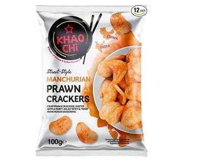 Khao Chi Manchurian Prawn Crackers 12 x 80g