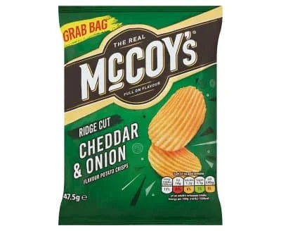 McCoys Chedder & Onion 26 x 45g