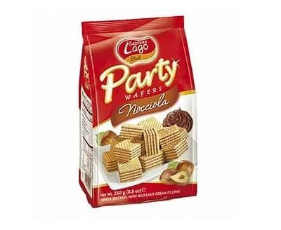 Elledi Party Hazelnut Waffers 250g