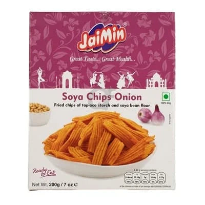 Jaimin Soya Chips Onion 6 x 175g