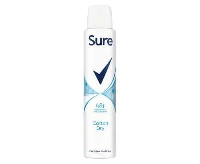 Sure AP Aerosol - Cotton Dry 6 x 200ml