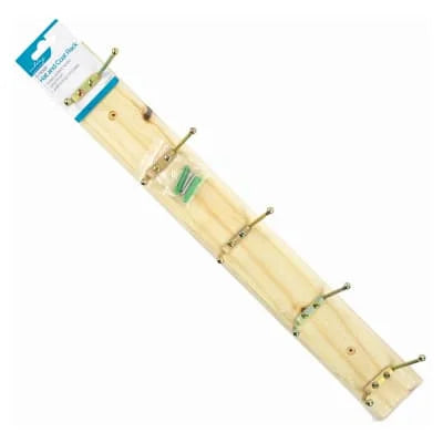 Hamble Wooden Hat & Coat Rack 1s