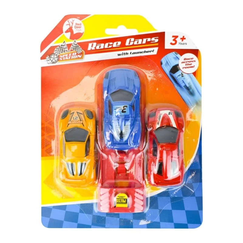 Race Cars With Launcher 3s
