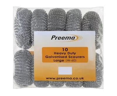 Preema HD Galvanised Scourers - Large (W60) 10s