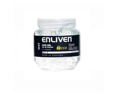 Enliven Hair Gel Wet Clear - Men 12 x 250ml