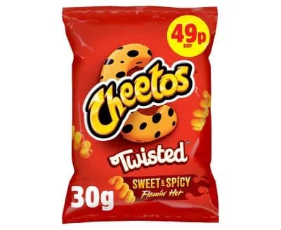 Cheetos Twisted Flaming Hotp 30 x 30g