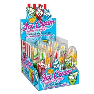 Candy Castle Ice Cream Twist N Dip 12 x 27g
