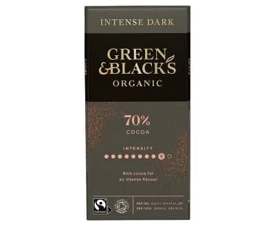 Green & Black's Organic Dark Chocolate 70% 15 x 90g