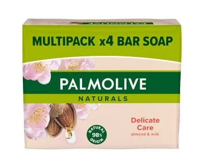 Palmolive Bar Soap - Delicate Care Almond & Milk 18 x 4x90g