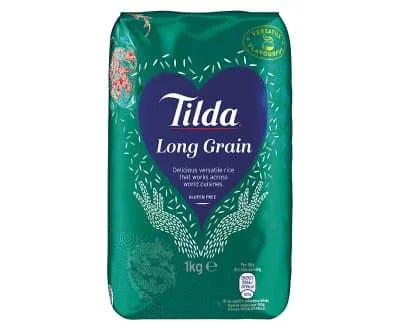 Tilda Long Grain Rice 8 x 1kg