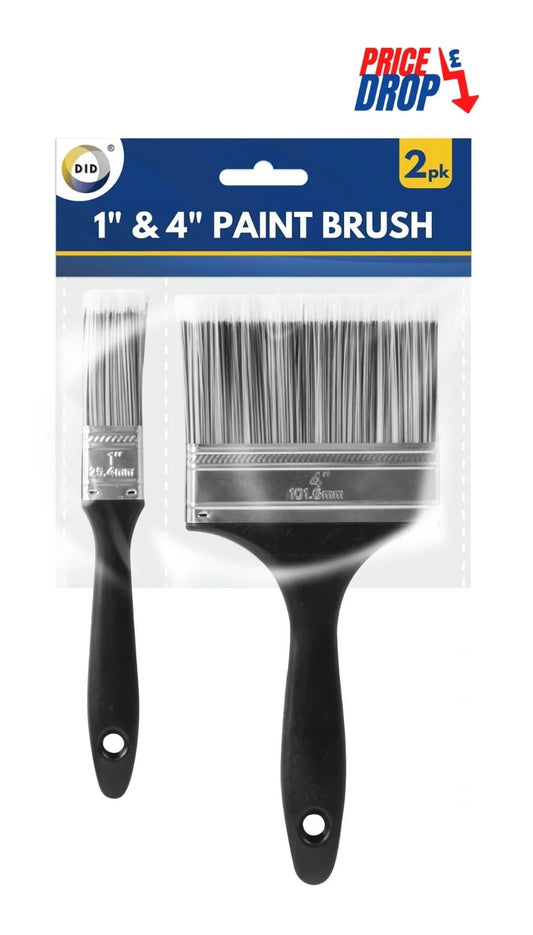 Dina Paint Brush Set (1 & 4 Size) 2pc 2s