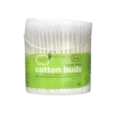 Pretty Paper Stem Cotton Buds (Round) 12 x 200s