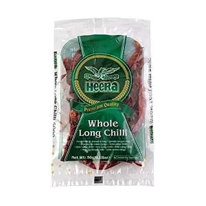 Heera Whole Long Chilli 20 x 50g