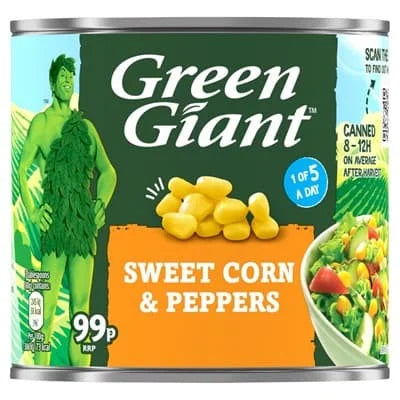 Green Giant Corn & Peppersp 12 x 340g