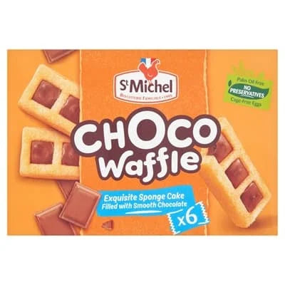 St Michel Choco Waffle 6pk 180g