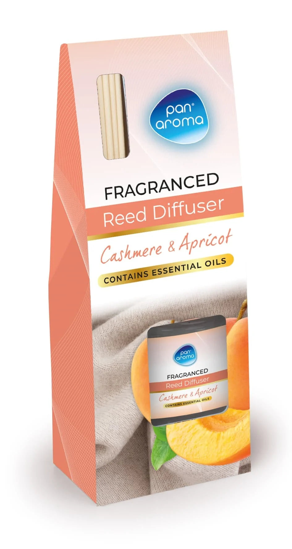 151 Pan Aroma Reed Diffuser - Cashmere & Apricot 30ml