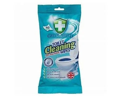 Green Shield Toilet Cleaning Wipes 40s 24 x 40 S