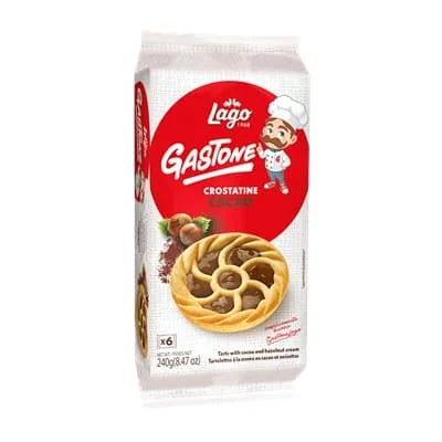 Gastone Lago Crostatine Cocoa 240g