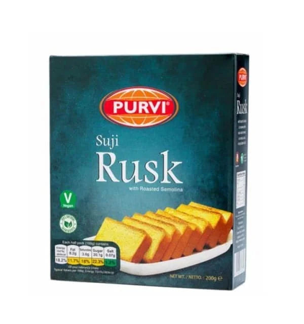 Purvi Suji Rusk 6 x 200g