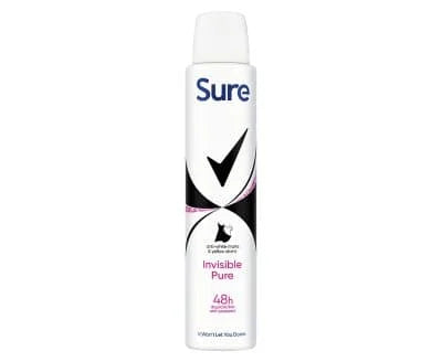 Sure AP Aerosol - Invisible Pure 6 x 200ml