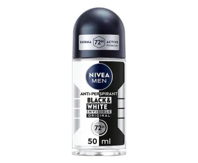 Nivea AP Roll On - Black & White Original 6 x 50ml