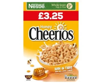 Nestle Cheerios Honey 6 x 370g