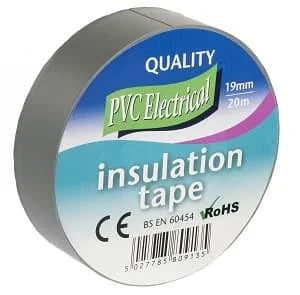 Ultratape PVC Insulation Tape Silver 19mmx20m 19mmx20