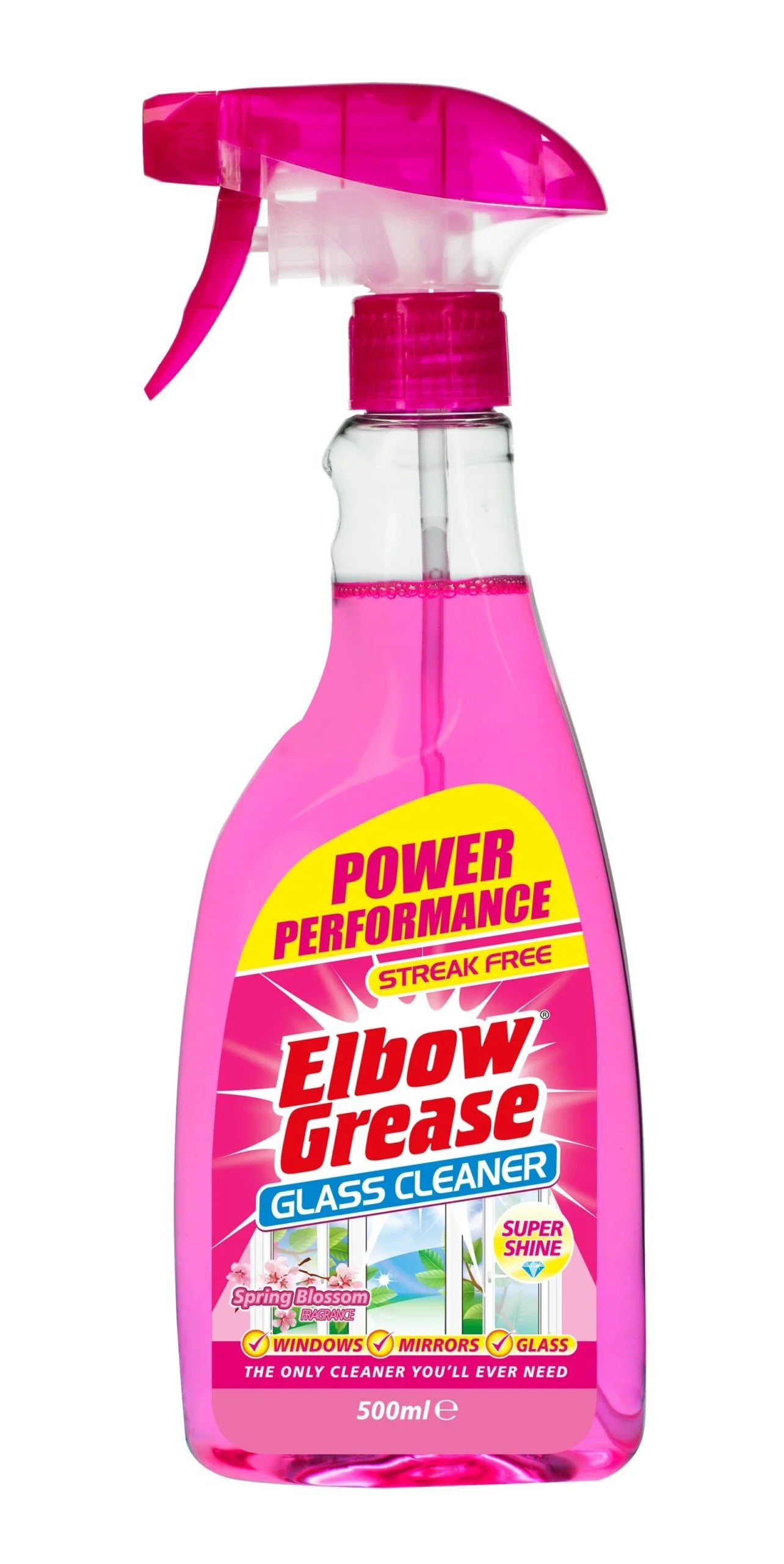 Elbow Grease Glass Cleaner Spring Blossom 8 x 500ml