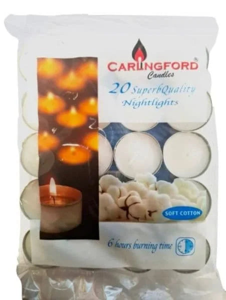 Carlingford 6Hr Burning Candles - Soft Cotton 20s