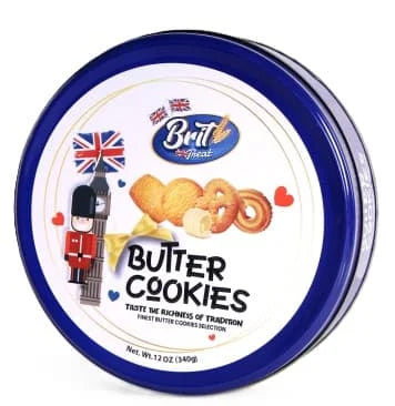 Brit Treat Butter Red Tin Cookies 340g