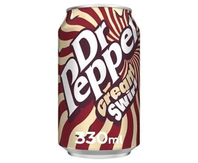 Dr Pepper Cream Swirl Cans 24 x 330ml