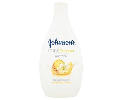 Johnsons Soft Pamper Body Wash 6 x 400ml
