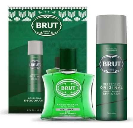 Brut Original Deo & Aftershave Gift Set 6 x 200/100ml