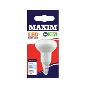 Maxim 4w 30w Led R50 SES DL Pearl 10s