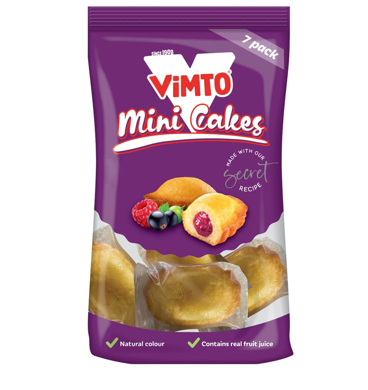 Vimto Mini Cakes Jam Filling 200g