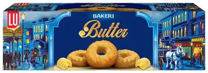 Lu Bakeri Butter Cookies 6 x 77g