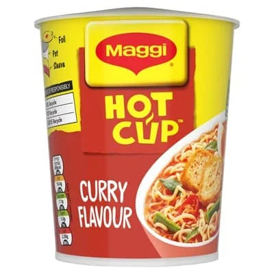 Maggi Noodles Hot Cup Curry 8 x 59.2g