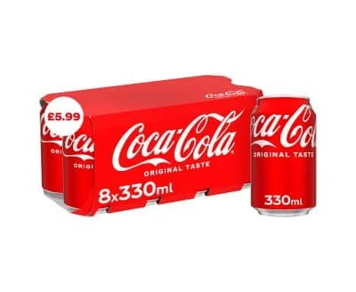 Coca Cola Cans (3x8pk) P5.99