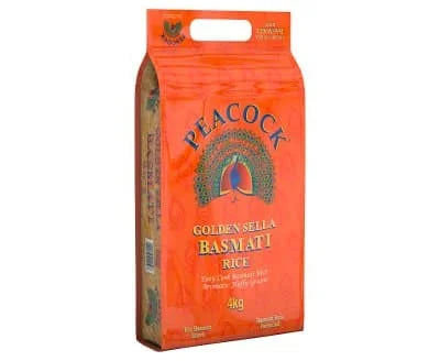 Peacock Golden Sella Basmati 4kg