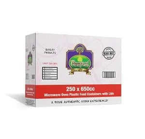 Peepal Microwave Containers & Lids 650 5s