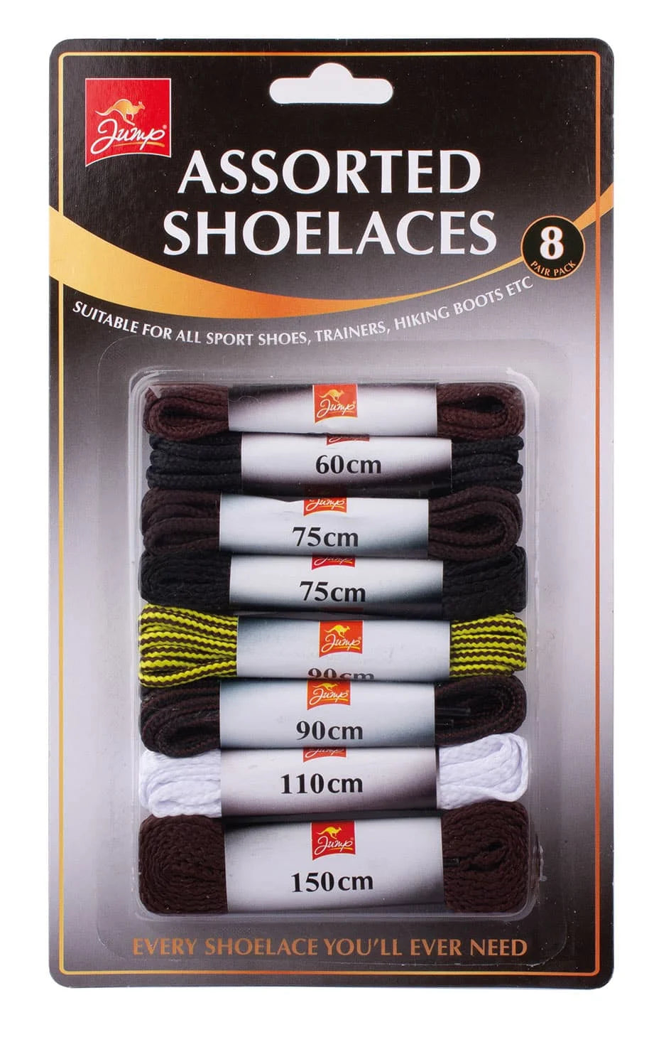 Jump Assorted Shoe Laces 8s